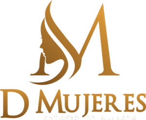 Logo de D Mujeres, estudio de belleza, diseñado por Christian Rios